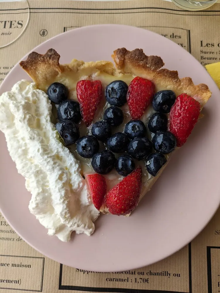 Tarte Myrtilles Fraise Maison